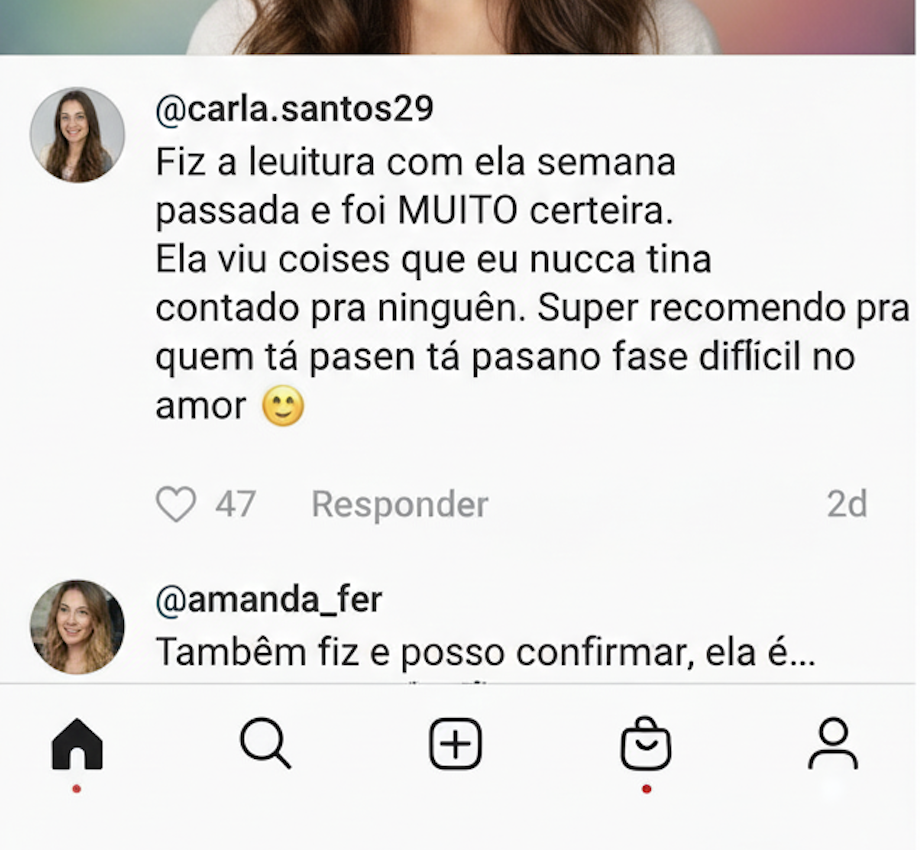 Depoimento de cliente